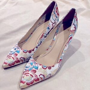 Embroidery goes off on these stunning heels